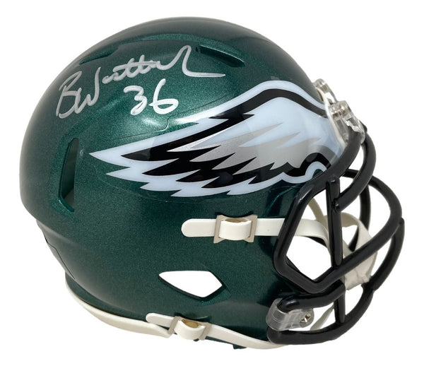 Brian Westbrook Signed Philadelphia Eagles Mini Speed Helmet BAS