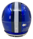 Roger Staubach Signed Cowboys FS Flash Authentic Speed Helmet Americas Team BAS