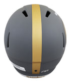 Steelers Mel Blount Signed Slate Full Size Speed Rep Helmet BAS Witnessed