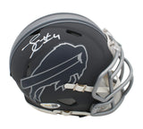 James Cook Signed Buffalo Bills Speed Slate NFL Mini Helmet