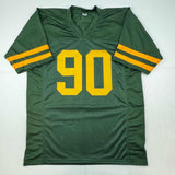 Autographed/Signed Lukas Van Ness Green Bay Color Rush Football Jersey BAS COA