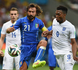 Andrea Pirlo Signed Italian National Team Puma Jersey (Beckett) Juventus / M.F.