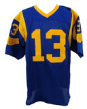Kurt Warner Autographed Custom Football Jersey Rams PSA/DNA