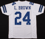 Larry Brown Signed Dallas Cowboys Jersey Inscribed "S.B. XXX MVP" (JSA COA)