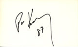 Pat Kelly Autographed/Signed Denver Broncos Index Card Beckett 45368
