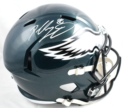 Dallas Goedert Autographed Philadelphia Eagles F/S Speed Helmet- Fanatics *White