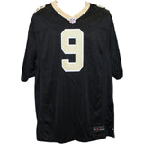 Drew Brees Autographed New Orleans Saints Jersey Black XL Nike Beckett WIT 58518