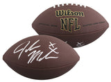 Oklahoma John Mateer Signed Wilson Super Grip Football W/ Case BAS Witnessed