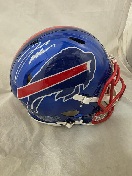 JOSH ALLEN SIGNED BUFFALO BILLS F/S FLASH SPEED AUTHENTIC HELMET BECKETT