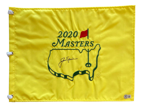 Jack Nicklaus Signed 2020 Masters Golf Flag BAS AC40933