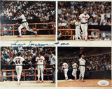 Reggie Jackson Autographed/Inscribed "#500" Angels 8x10 Photo JSA COA