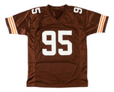 Myles Garrett Cleveland Signed Brown Football Jersey BAS