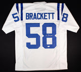 Gary Brackett Signed Indianapolis Colts Jersey (JSA COA) Super Bowl XLI Champ LB