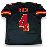 Rashee Rice Autographed SIGNED Jersey - Black - Beckett Authenticated