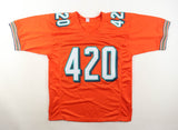 Ricky Williams Signed Dolphins Jersey "Smoke Weed Everyday!" & "Puff, Puff, Run"