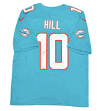 Tyreek Hill Autographed Miami Dolphins Nike Teal Game Jersey Fanatics