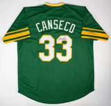 Jose Canseco Signed Oakland Athletics Home Jersey (JSA COA) Bash Brothers / A's