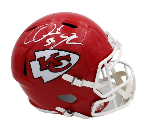 Derrick Johnson Signed Kansas City Chiefs Speed Full Size NFL Helmet
