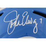 John Elway Autographed Denver Broncos F/S TB 75-96 Helmet Beckett Witness 50231