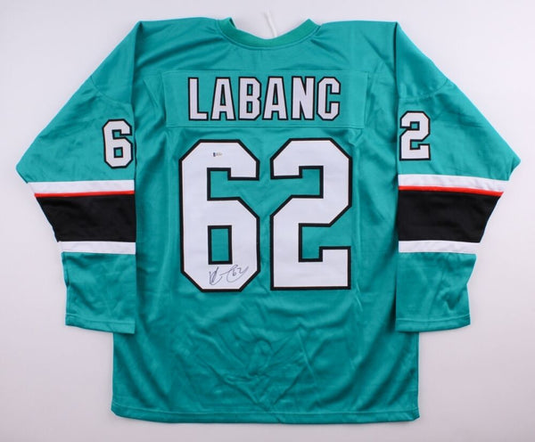 Kevin Labanc Signed Sharks Jersey (Beckett) San Jose Rookie Right Winger
