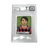 Paolo Maldini Signed 2005 Panini Champions of Europe - BGS 9 Autograph 10