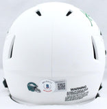 A.J. Brown Autographed Philadelphia Eagles Lunar Speed Mini Helmet-Beckett W