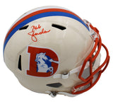 Mike Shanahan Signed Denver Broncos Speed Full Size Retro NFL Helmet