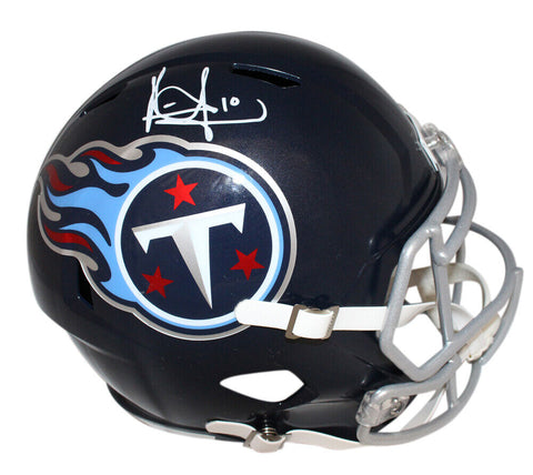 Vince Young Autographed Tennessee Titans F/S Helmet Beckett 40997