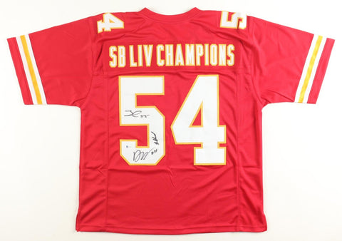 Kansas City Chiefs Super Bowl LIV Champions Signed by 3 (Beckett QR) See List