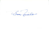 Bobby Richardson Autographed/Signed New York Yankees Index Card Beckett 56533