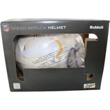 Randy Moss Autographed/Signed Minnesota Vikings F/S Retro Helmet Beckett 56330