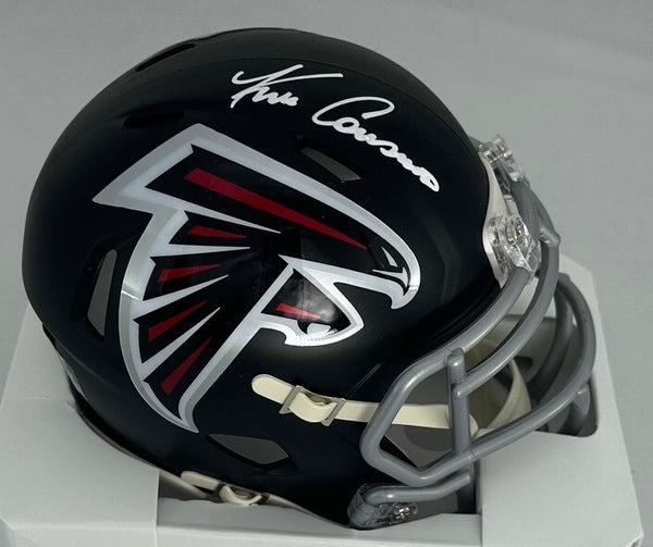 Falcons Quarterback KIRK COUSINS Signed Riddell Speed Mini Helmet AUTO - FAN