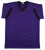 Ray Lewis & Joe Flacco Authentic Signed Purple Pro Style Jersey BAS Witnessed