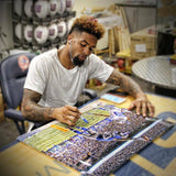 ODELL BECKHAM JR. Signed Metallic Paper 20 x 24 Photograph STEINER LE 113