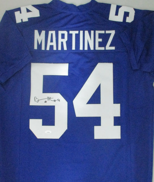 NY Giants Linebacker BLAKE MARTINEZ Signed Custom Replica Navy Jersey AUTO - JSA
