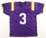 Tyrion Davis-Price Signed LSU Tigers Jersey (Beckett) Super Bowl LIX Champion RB