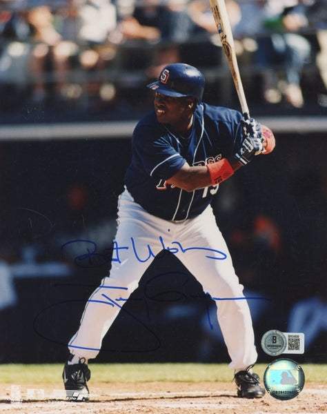 Padres Tony Gwynn "Best Wishes" Authentic Signed 8x10 Photo BAS #BR54898