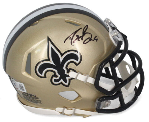 Drew Brees Autographed New Orleans Saints Mini Speed Helmet Beckett