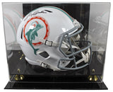 Dolphins Larry Csonka Signed 1972 TB Full Size Speed Rep Helmet W/ Case BAS W