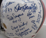 NFL Hall of Famers Multi-Signed (32) Full Size Replica Football Helmet 213068