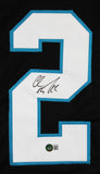 Christian McCaffrey Authentic Signed Black Pro Style Jersey BAS Witnessed