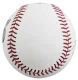 Rangers Marcus Semien "23 WS Champs" Signed 2023 WS Logo OML Baseball BAS Wit