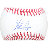 Nolan Ryan Autographed/Signed Texas Rangers OML Baseball Beckett 51245