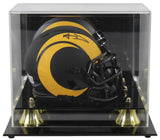Rams Aaron Donald Authentic Signed Eclipse Speed Mini Helmet w/ Case BAS Witness