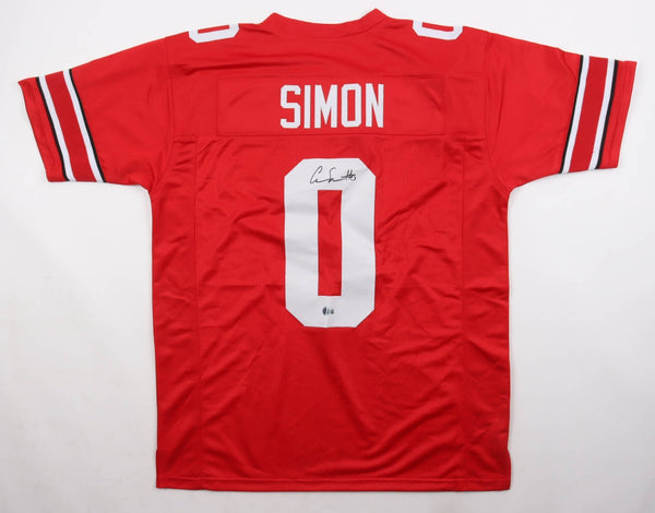 Cody Simon Signed Ohio State Buckeyes Jersey (Beckett) Arizona Cardinals L.B.