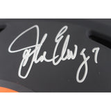 John Elway Autographed Denver Broncos Authentic Eclipse Helmet Beckett 50230