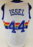 Dan Issel Signed Nuggets White Jersey Inscribed "HOF 93"(JSA COA) 6xNBA All Star