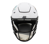 Travis Hunter Signed Jacksonville Jaguars Speed Authentic Flex ALT White Helmet