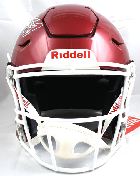 american football helmet the masters academy oviedo Adrian Peterson Signed Oklahoma Sooners F/S Speed Flex Helmet