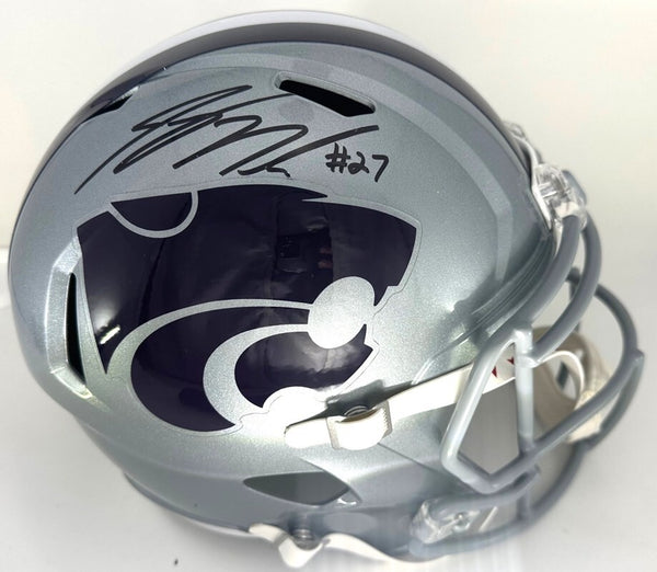 Wildcats JORDY NELSON Signed Full Size Kansas State Replica Speed Helmet AUTO